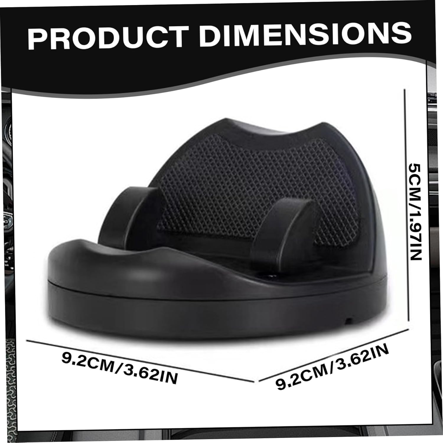 360 Control Board Cell Phone Holder, Car Phone Holder, Speaker Cell Phone Speaker Car Mount with Non Slip Base, Bracket